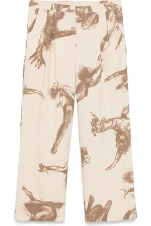 KIDSUPER STUDIOS Hose mit Illustration-Print