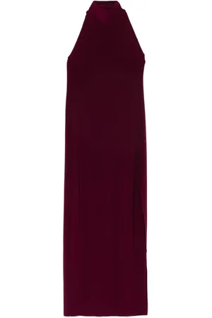 Norma Kamali Maxikleid mit Neckholder