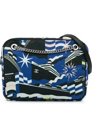 CHANEL 2019 kleine La Pausa Bay Schultertasche aus Canvas