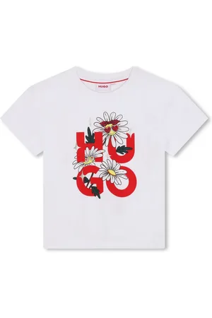 HUGO BOSS T-Shirt aus Bio-Baumwolle mit Logo-Print
