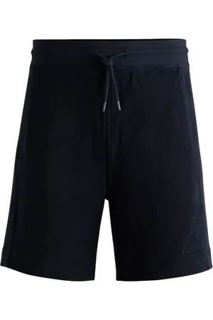 HUGO BOSS Shorts mit Frottee-Effekt