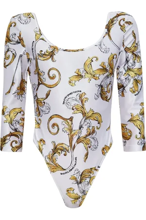 VERSACE Body aus Seide mit Barocco-Print