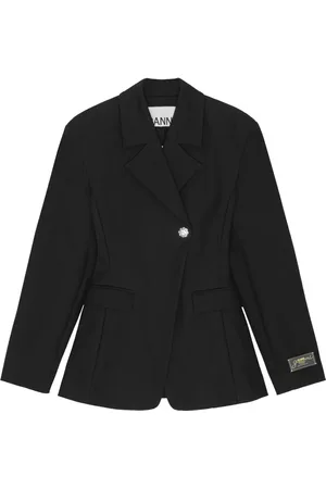 Ganni Blazer mit Applikation