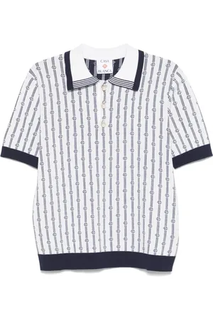 Casablanca Poloshirt mit Monogramm