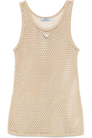 Prada Locker gestricktes Tanktop