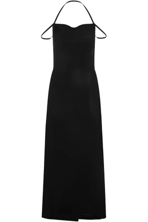 Marine Serre Kleid mit Neckholder-Ausschnitt