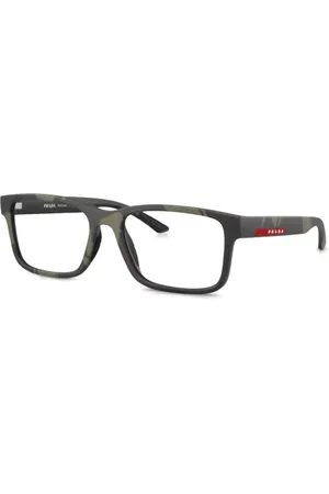 Prada Brille mit eckigem Gestell