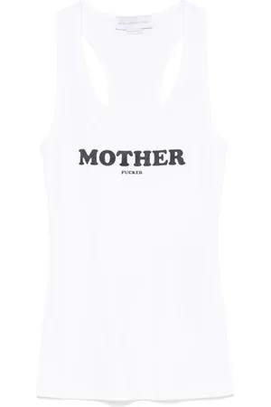 Stella McCartney Trägershirt mit Slogan-Print