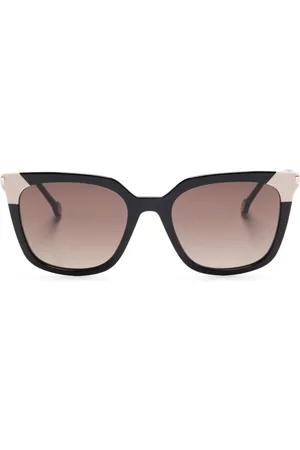 Carolina Herrera Sonnenbrille mit eckigem Gestell