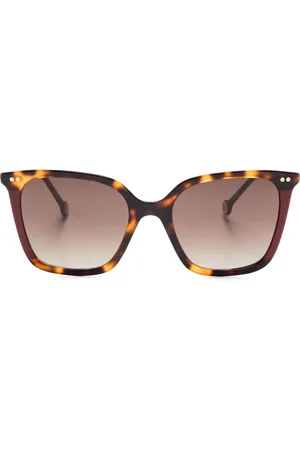 Carolina Herrera Sonnenbrille mit eckigem Gestell