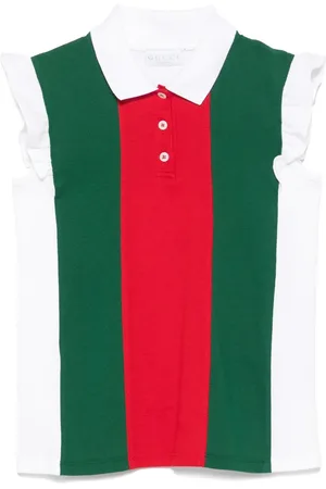 Gucci Poloshirt mit Web-Detail