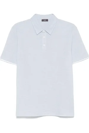 PESERICO SIGN Piqué-Poloshirt mit meliertem Effekt
