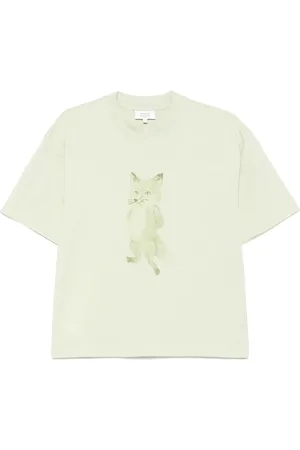 Maison Kitsuné T-Shirt mit Lady Fox-Print