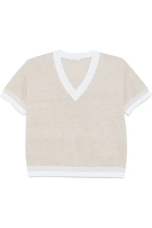PESERICO SIGN Top mit Lurex-Detail