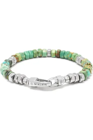 Nialaya Sechseckiges Perlenarmband