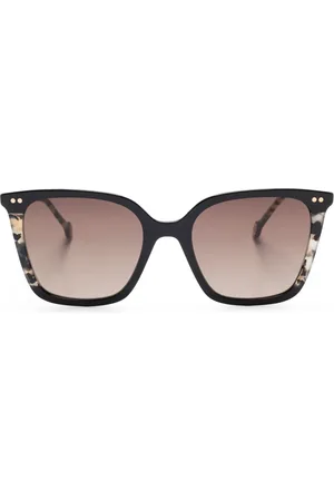 Carolina Herrera Sonnenbrille mit eckigem Gestell