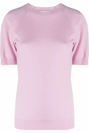Stella McCartney Fein gestricktes T-Shirt