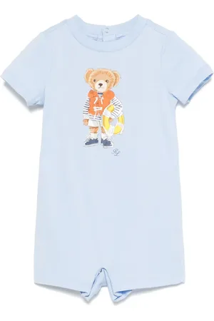 Ralph Lauren Strampler mit Teddy-Print