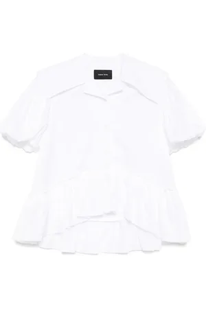 Simone Rocha Hemd mit Puffärmel und Matrosenkragen