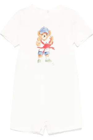 Ralph Lauren Strampler mit Teddy-Print