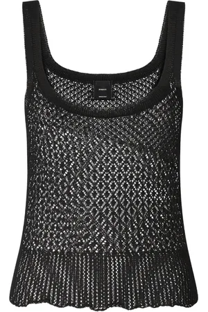 Pinko Top mit Lochmuster