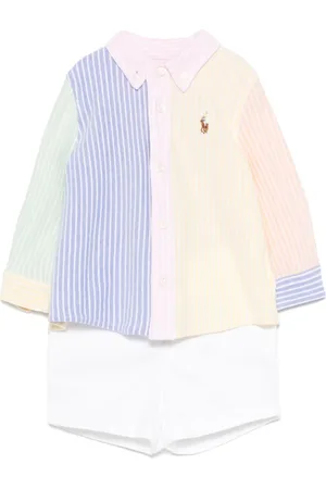 Ralph Lauren Set aus gestreiftem Hemd und Shorts