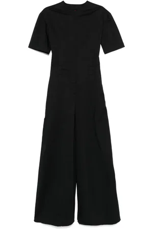 Thelatest Plissierter Jumpsuit mit weitem Bein