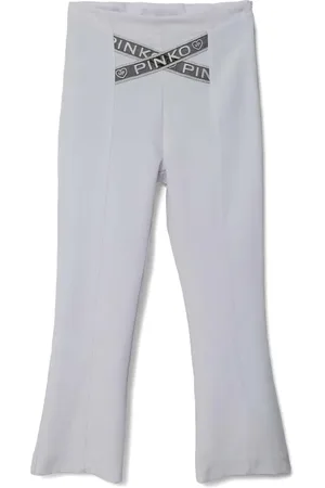 Pinko Hose mit Logo-Stickerei