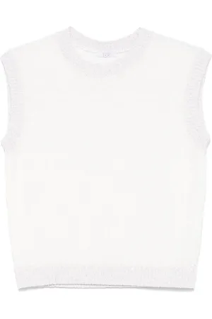 PESERICO SIGN Gestricktes T-Shirt mit Pailletten
