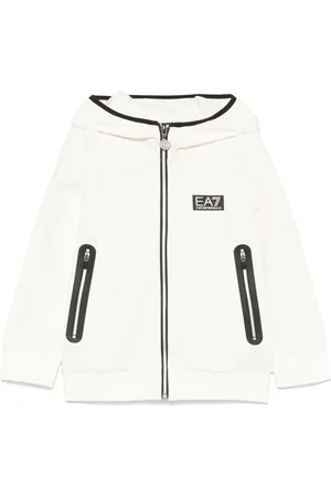 Emporio Armani Hoodie mit Logo-Applikation