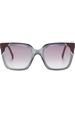 Carolina Herrera Sonnenbrille mit eckigem Gestell