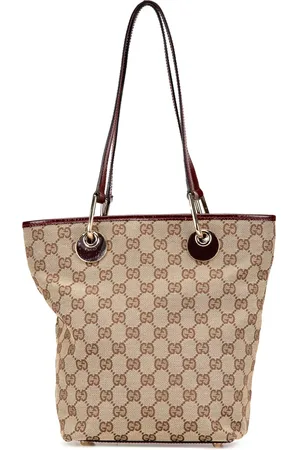 Gucci 2000-2015 GG Canvas Eclipse Shopper