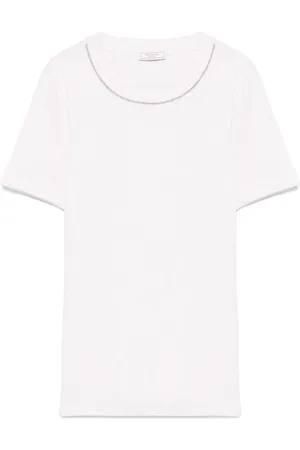 PESERICO SIGN Geripptes T-Shirt