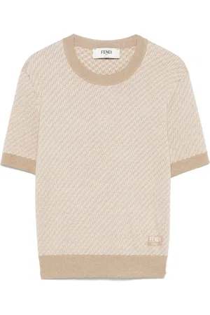 Fendi Gestricktes T-Shirt