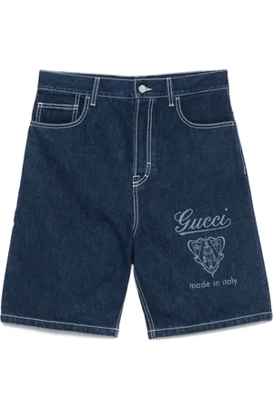 Gucci Jeans-Shorts im Layering-Look