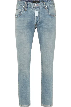 Philipp Plein Jeans mit Logo-Schild