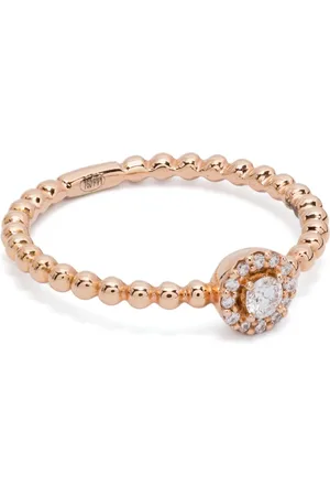 ROSEKEY 18kt Rotgoldring mit Diamanten