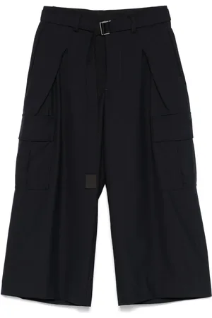 SACAI Klassische Cropped-Cargohose