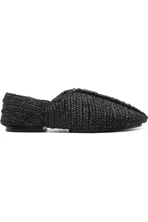 Jil Sander Slipper aus Raffiabast