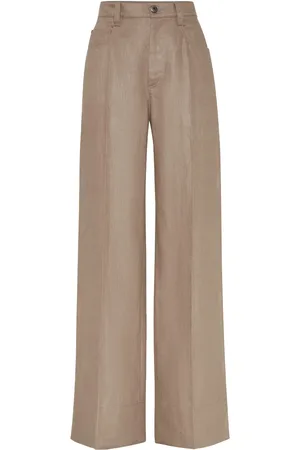 Brunello Cucinelli Hose mit weitem Bein