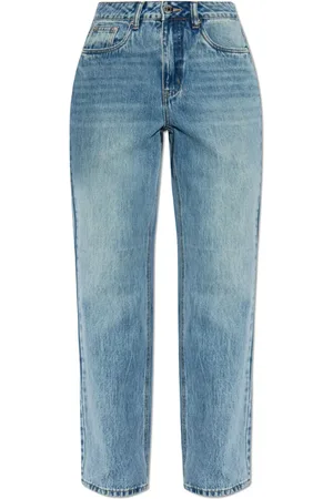 Gestuz Straight-Leg-Jeans mit hohem Bund
