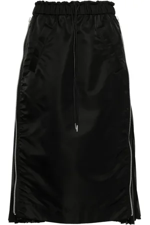 SACAI Texturierter Midirock