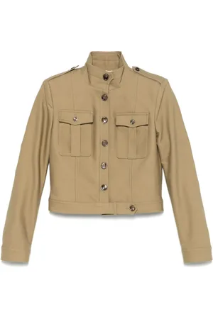 Tom Ford Cropped-Jacke mit Rundhalsausschnitt