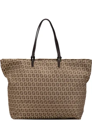 Fendi 2000-2010 Zucchino Canvas Tote Bag