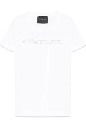 John Richmond T-Shirt mit Logo-Verzierung