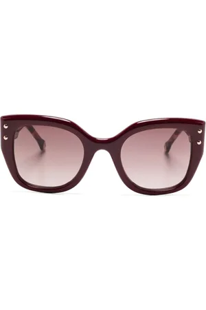 Carolina Herrera Sonnenbrille im Butterfly-Design