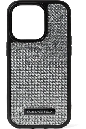 Karl Lagerfeld IPhone 16 Pro Max-Hülle mit Strass