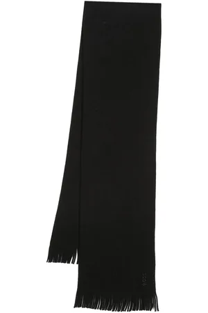 HUGO BOSS Schal mit Logo-Stickerei