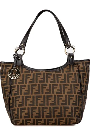 Fendi 2000-2010 Zucca Chef Canvas Tote Bag