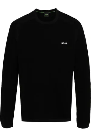 HUGO BOSS Rilmo Pullover mit gummiertem Logo